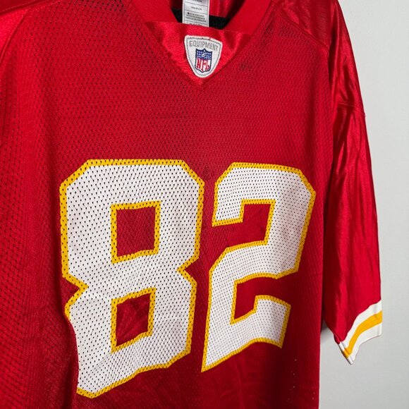 NFL Apparel Men's Red Vintage Chiefs Dwayne Bowe 82 Jersey - Size XL Extra Large - Picture 3 of 5
